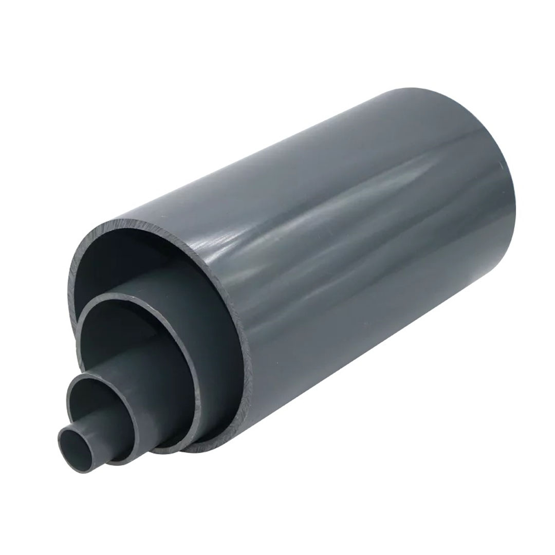 PVC Waste Drain Pipe Light Grey